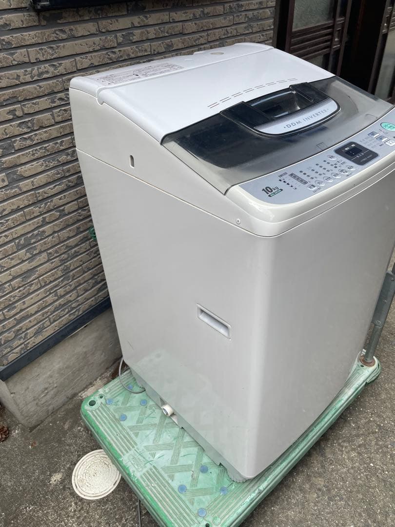 大家族用　10Kg ファミリー用洗濯機　サンヨー