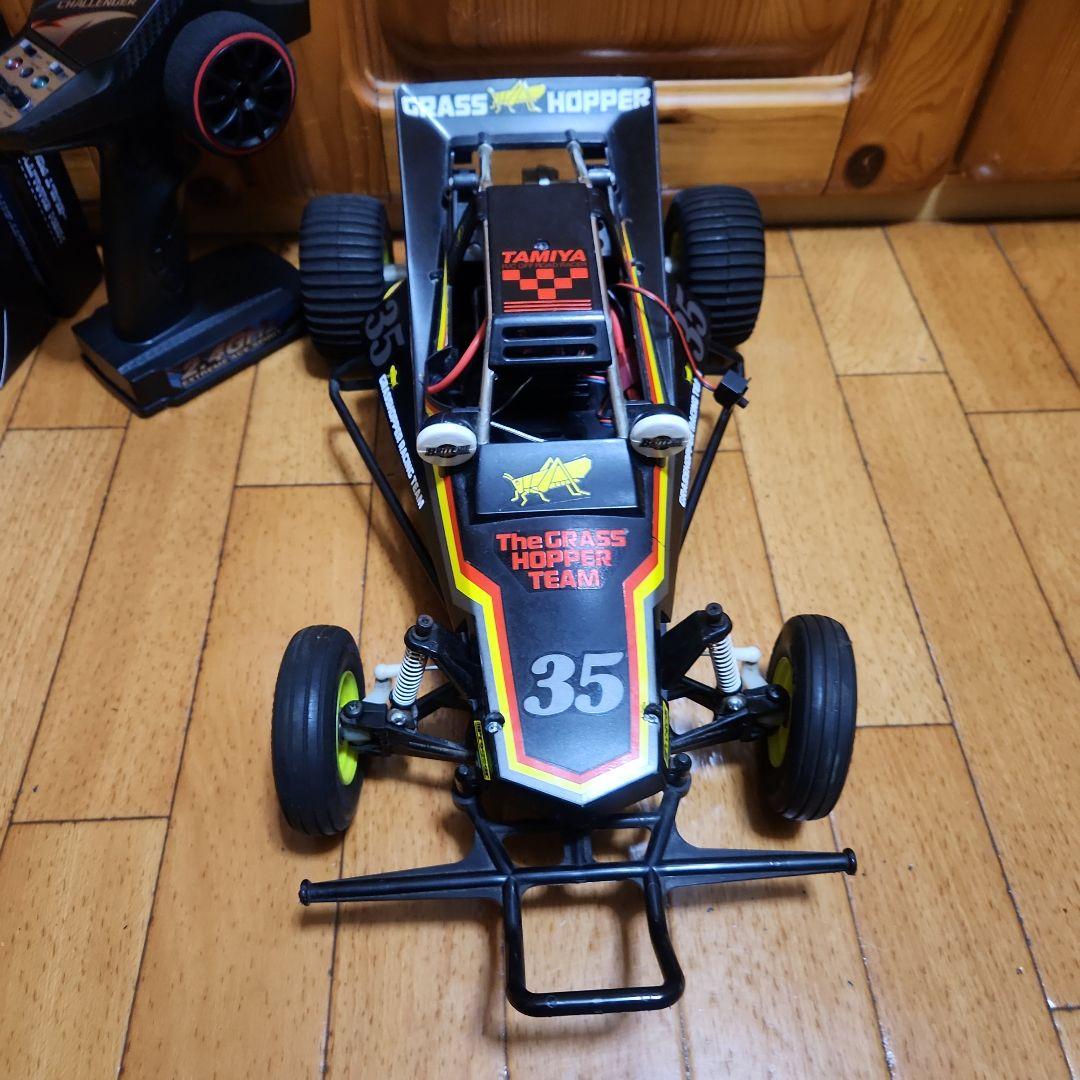 タミヤ バギー フルセット　グラスホッパー　ブラック　ボディ　　　TAMIYA