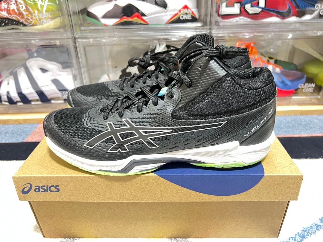 ASICS V-SWIFT FF MT.4 ブラック/グリーン 29.0cm