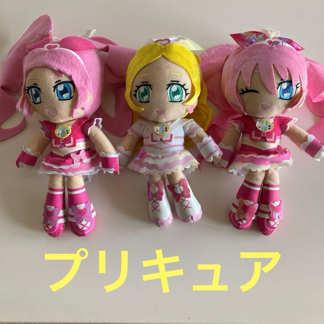 プリキュア　ぬいぐるみ　人形　３体セット　まとめ売り　レア