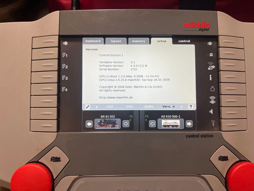 メルクリン　セントラルステーション2 (CS2) デジタルコントローラー