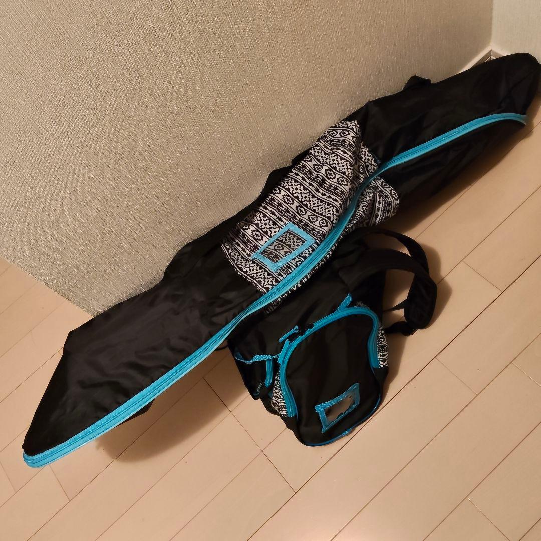 【送料込み】子ども用スキーセット　110cm　ピンク　ビンディング　ケース付