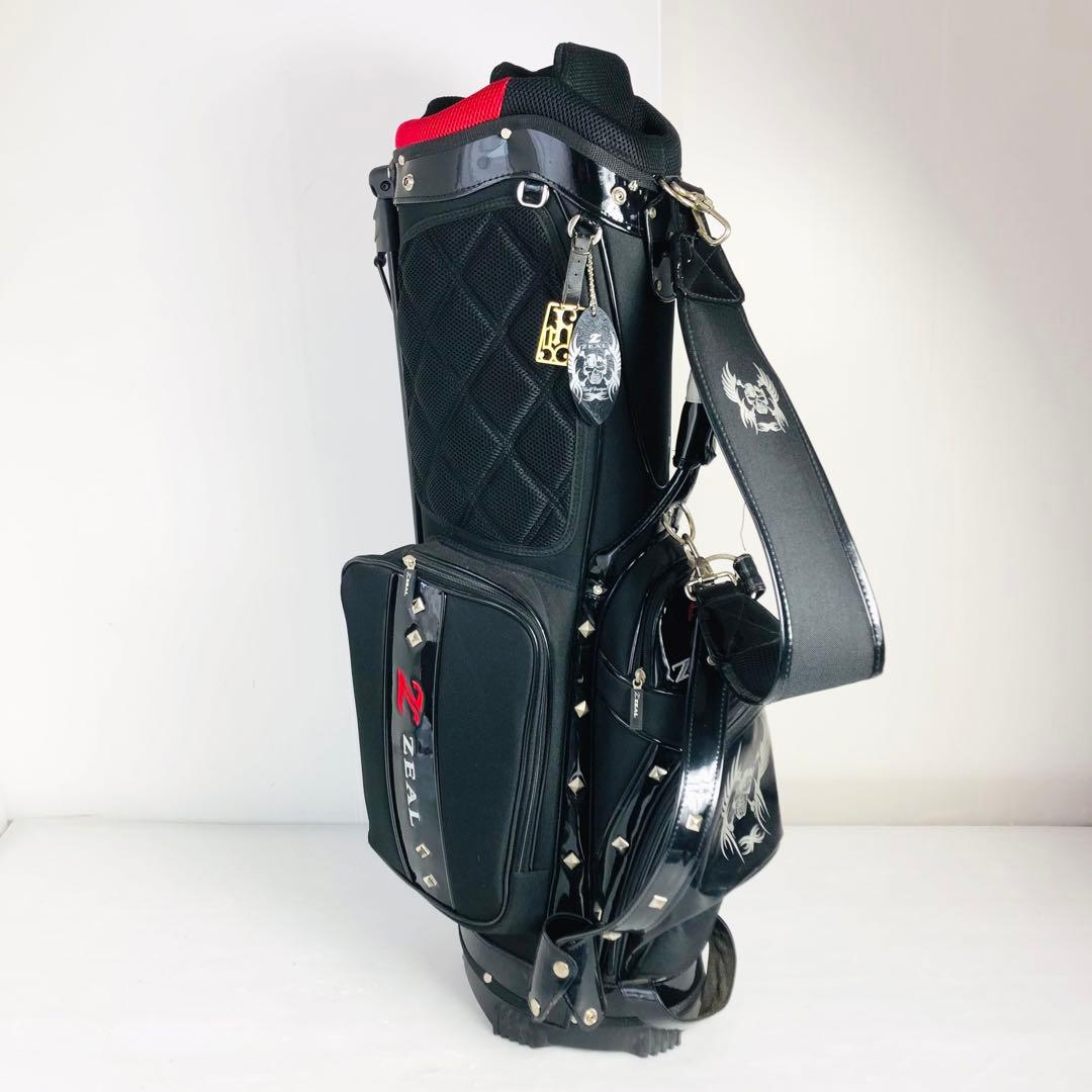 ジール ゴルフバッグ キャディバッグ スタンドタイプ ブラック