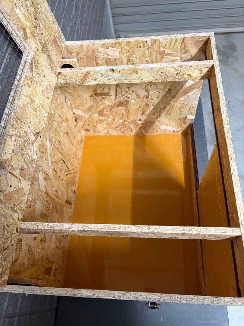 OSB製 飼育ケージ 爬虫類　小動物60×45×45