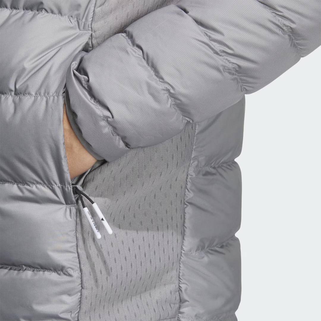 【XL】秋冬 アディダス ゴルフ 保温 600フィルパワー ダウンジャケット