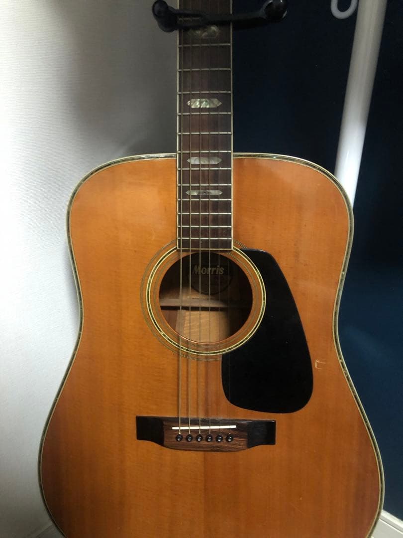 Morris TF-805 アコースティックギター　セミハードケース付き
