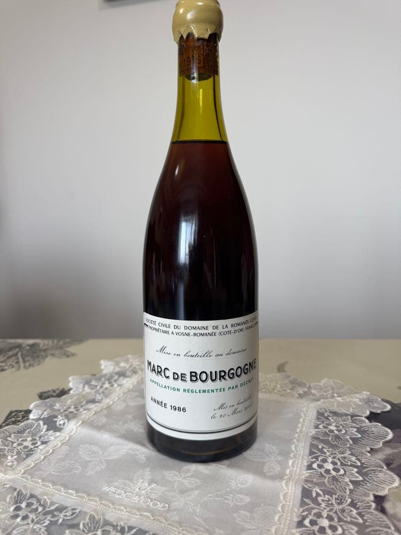 DRCマールドブルゴーニュ1986年　ロマネコンティ