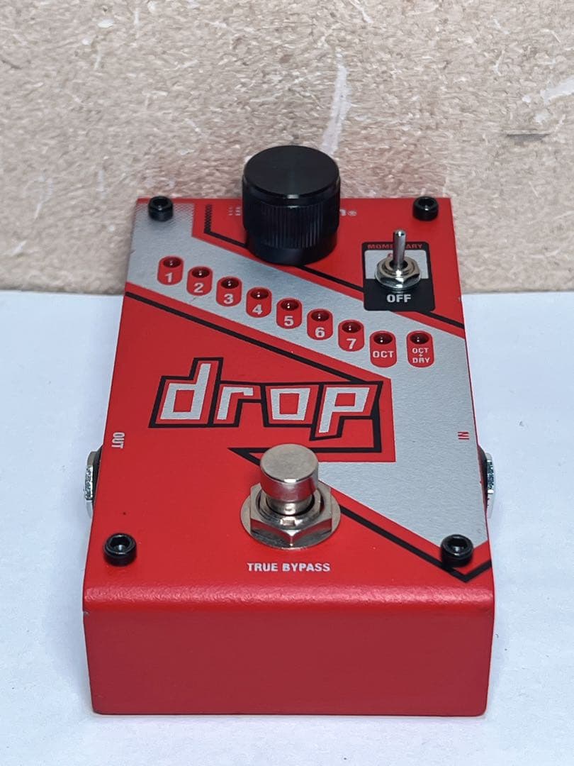 DigiTech drop ギターエフェクター 赤