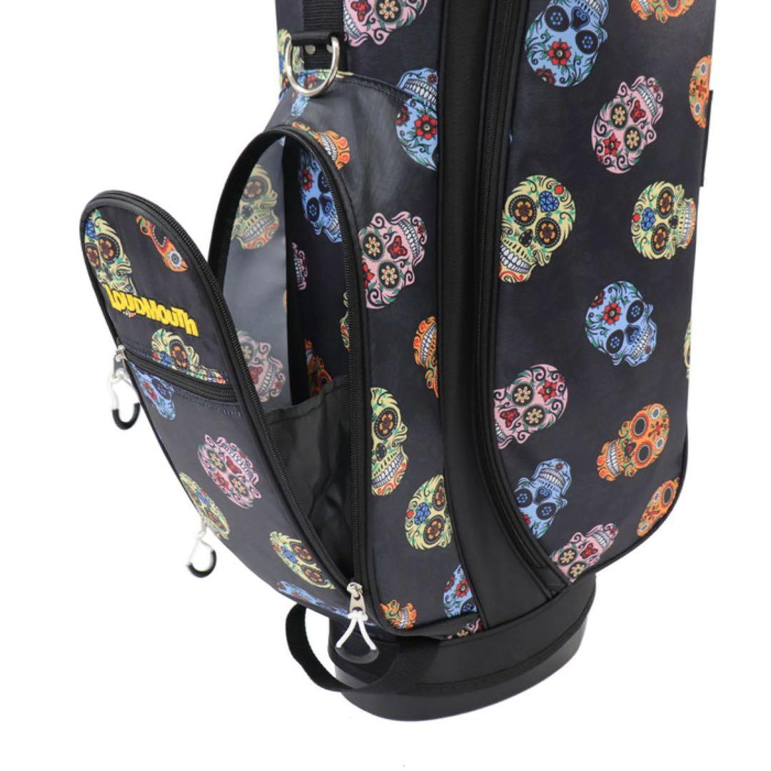 【新品】ラウドマウス キャディバッグ 8.5型 058 シュガースカルズ