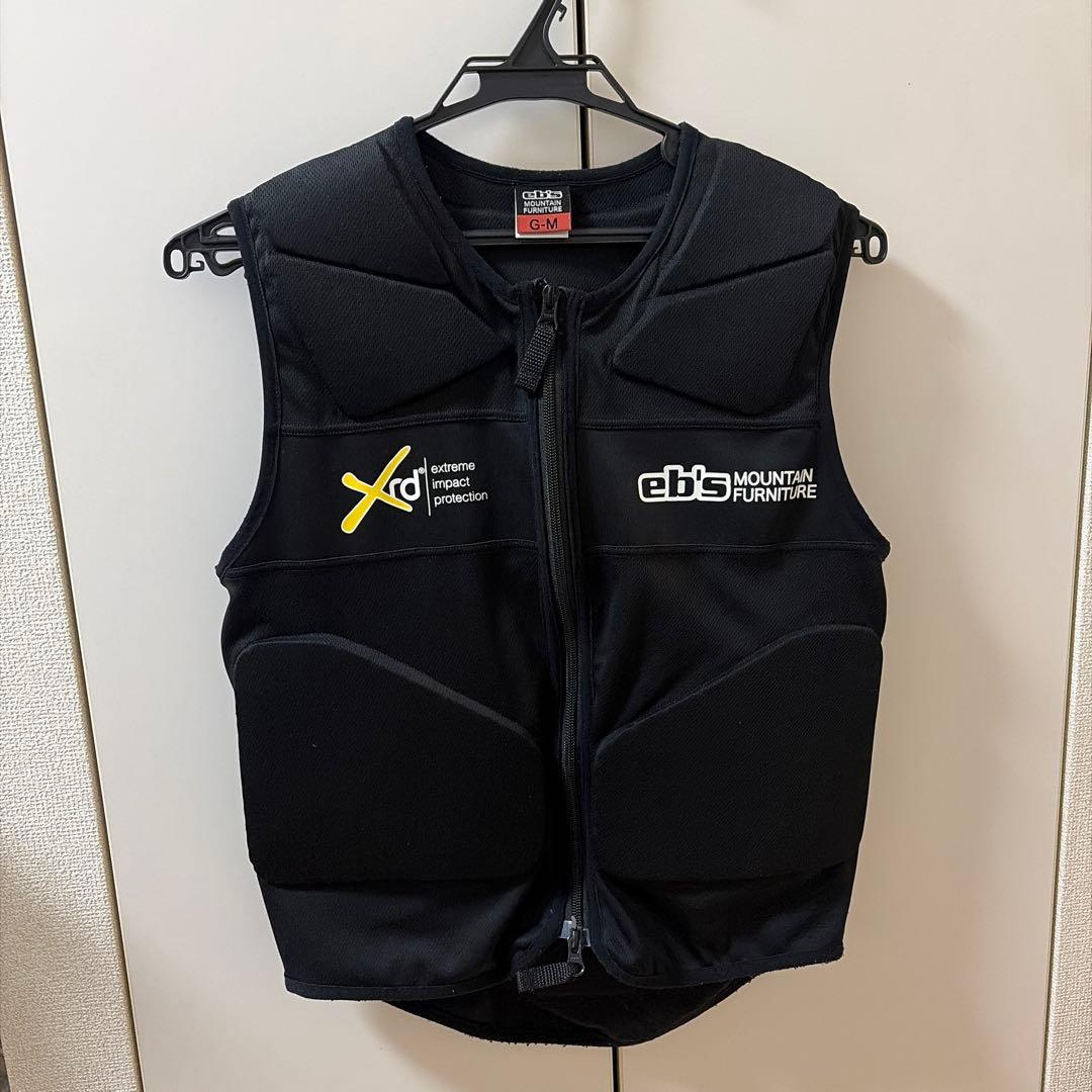 eb's xdエクストリームインパクトプロテクションベスト G-M 黒