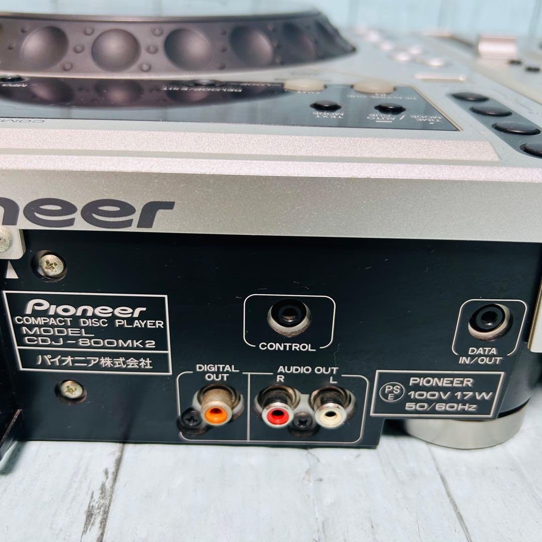 パイオニア　Pioneer CDJ-800MK2 2台セット CDデッキ　説明書