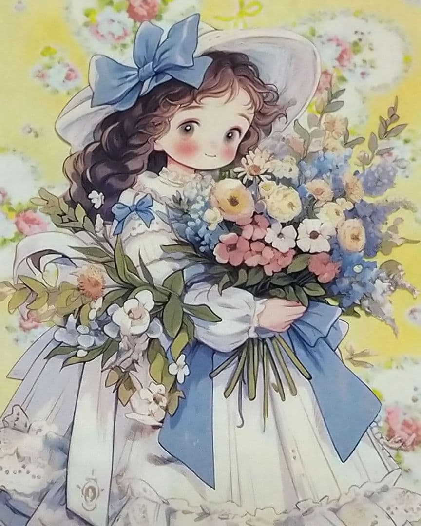 廃盤品✩再販✩J836＃几味甜风(PET)奶泡匣子切売り海外人物女の子AIマステ