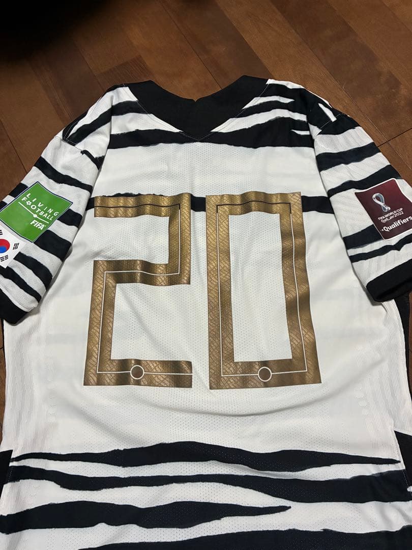 Nike KOREA 韓国代表サッカーシャツ 20番 ゼブラ柄