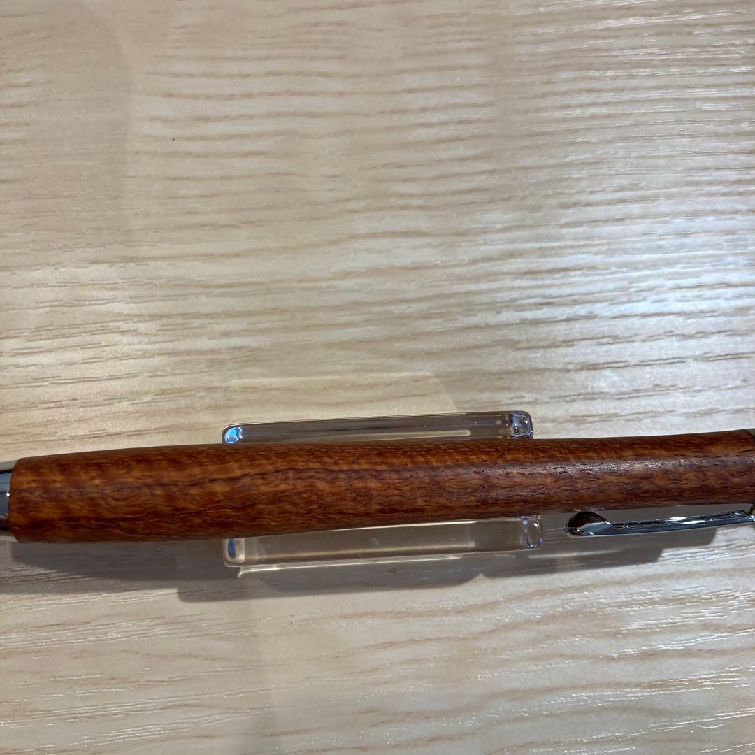 工房楔　ルーチェペン（ボールペン）　花梨ちぢみ杢・初期傷有り