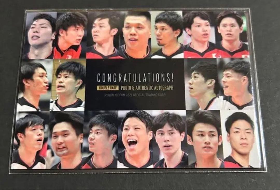 髙橋藍 選手 直筆サイン＆生写真カード 龍神NIPPON 2021