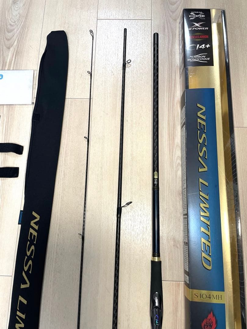 【美品】シマノ 18ネッサリミテッド S104MH