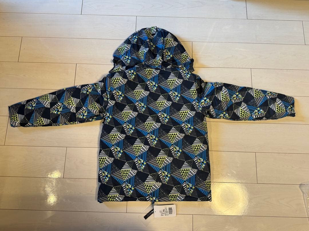 キッズ用 防寒スキーウェア ジャケット 裏起毛・防風防雪・フード付き