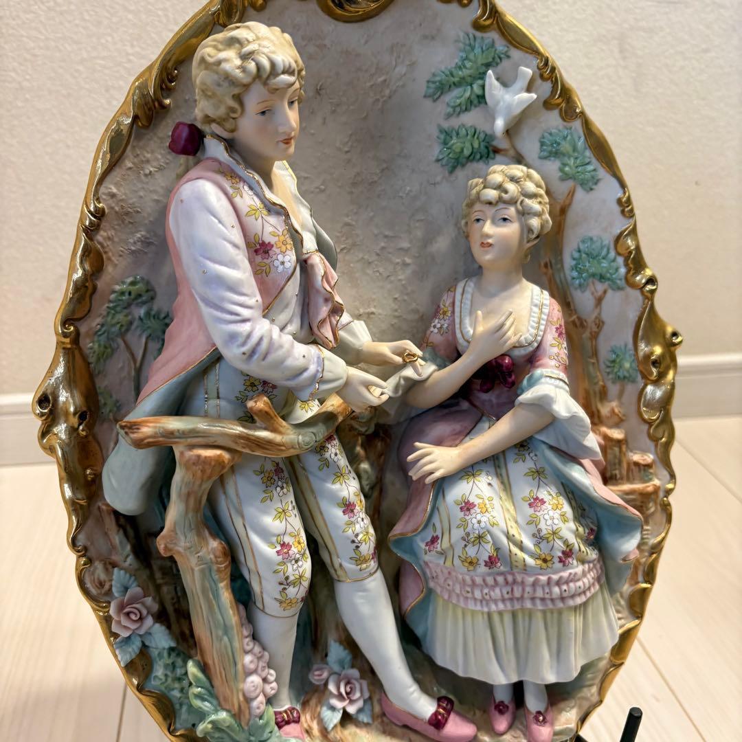 【美品】 アンティークドール 陶器人形 マイセン 瀬戸 昭和レトロ