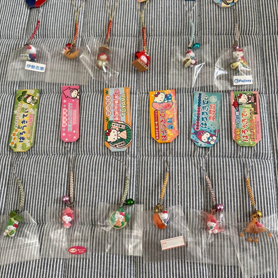 ご当地キティ　ストラップ　食べ物　セット