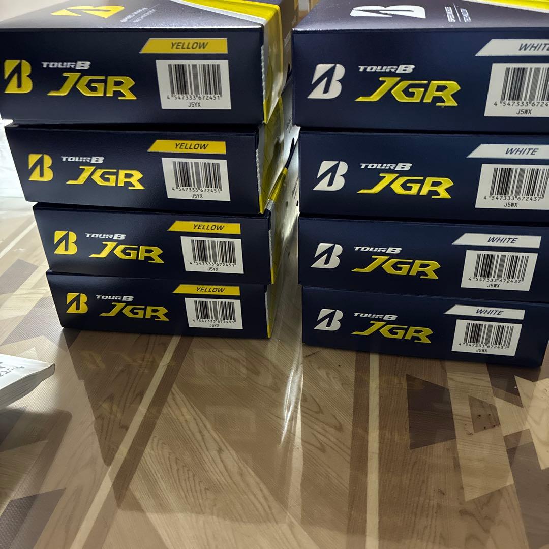 ブリヂストン TOUR B JGR ゴルフボール ホワイト4&イエロー4ダース