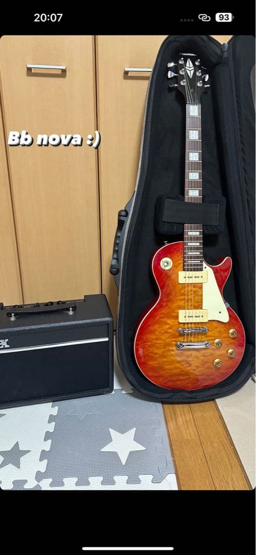 エレキギター【playtech】増幅機【VOX】