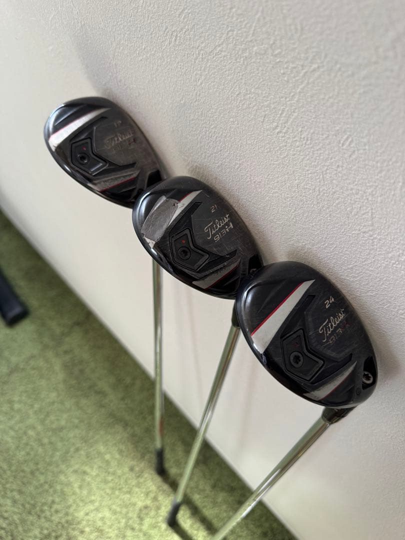 名器 タイトリスト 913h 3set 17° 21° 24°