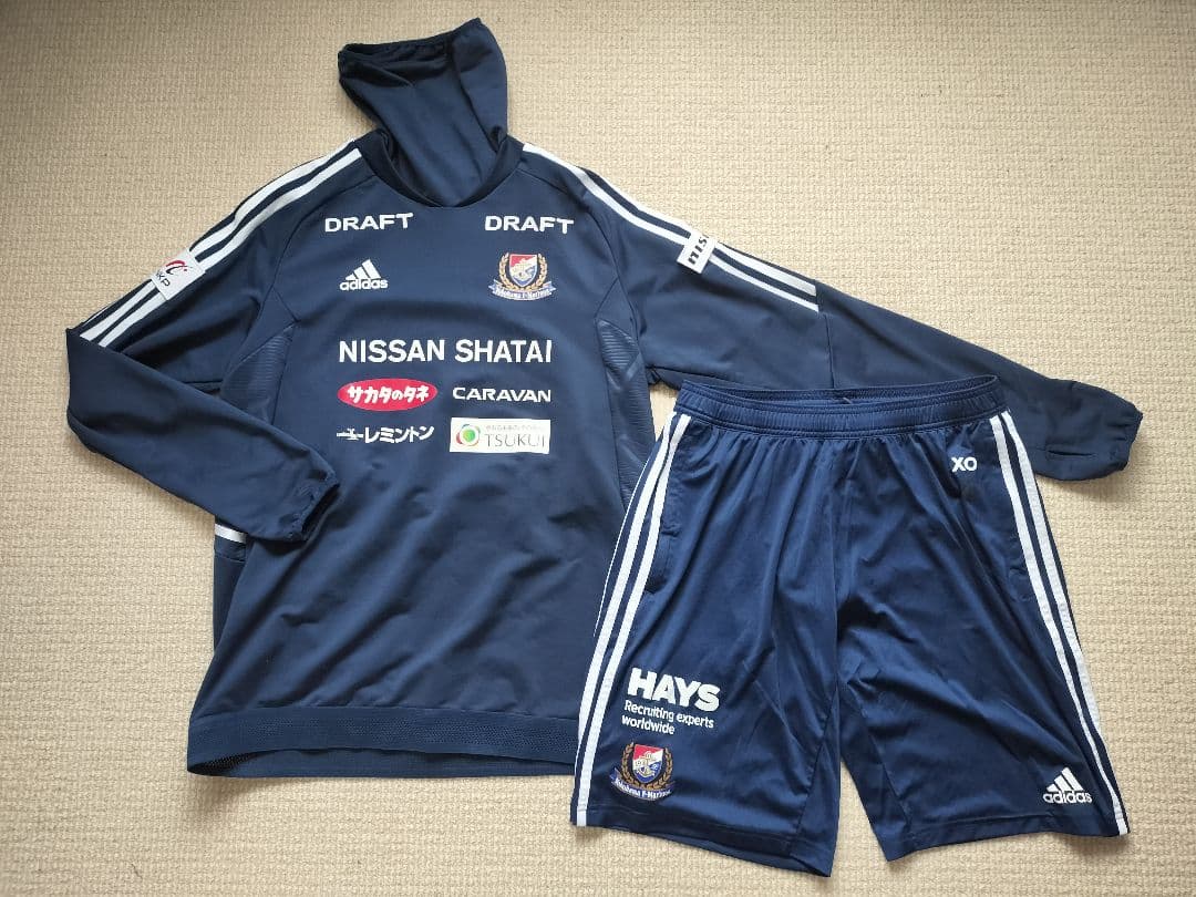 adidas横浜F・マリノスフルスポンサートレーニングウェア上下セット
