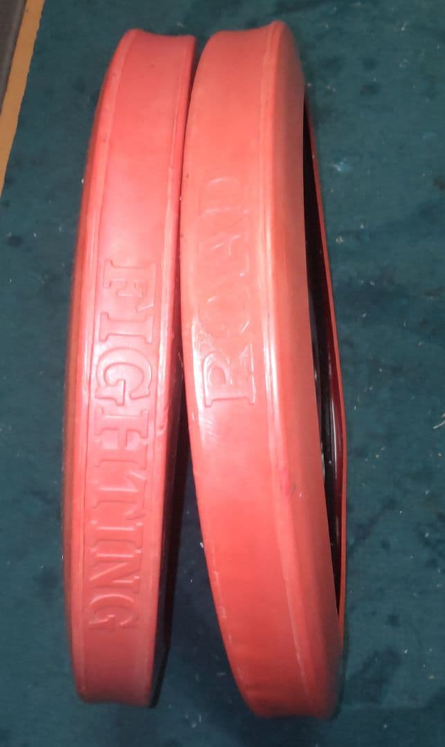 ファイティングロード 15kgプレート2枚 28mm 用