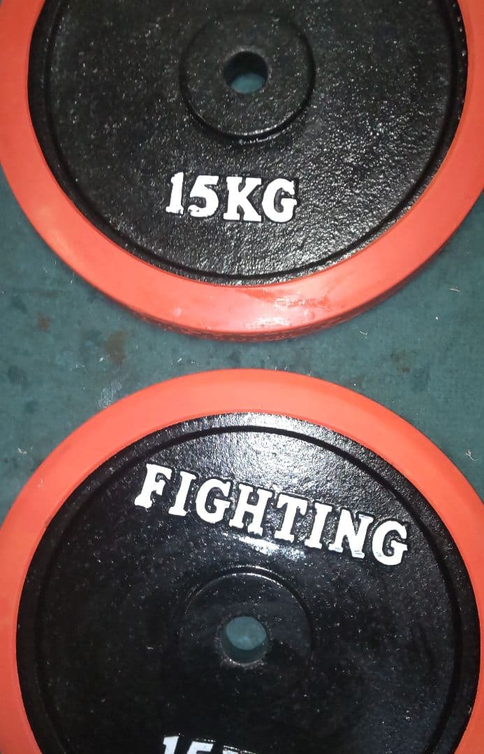 ファイティングロード 15kgプレート2枚 28mm 用