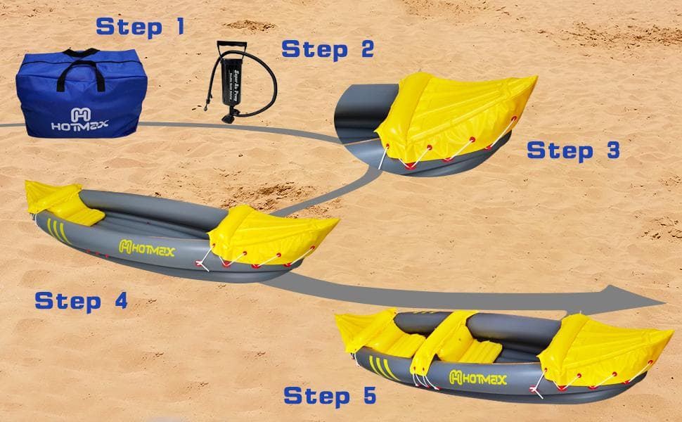 大漁!! 【送料無料】新品未開封 2人用 カヌー カヤック ゴムボート 釣り10