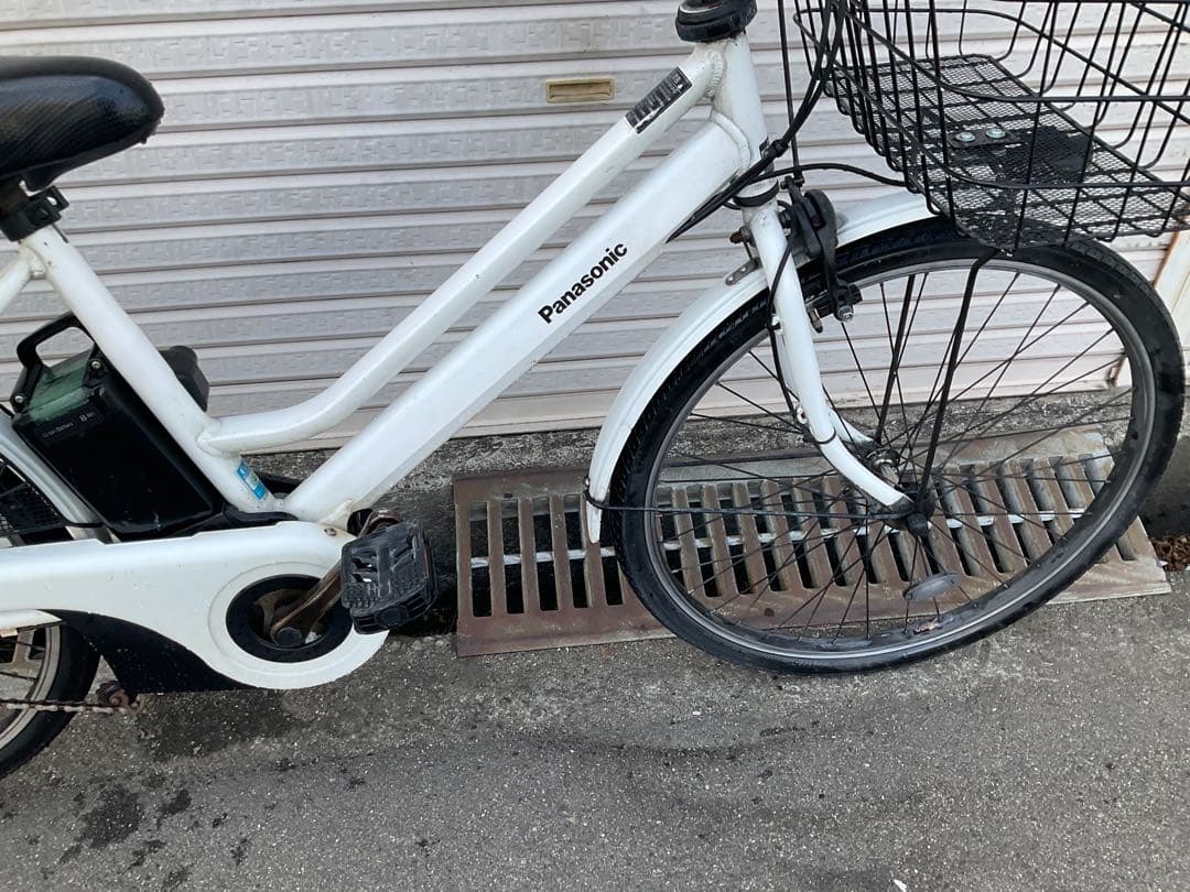 パナソニック最新機種電動アシスト自転車ティモS26インチホワイト系アルミボディー