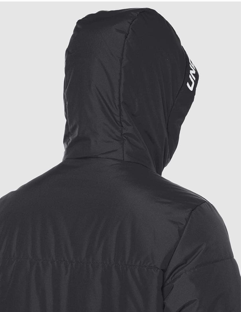 【美品】アンダーアーマー トレーニング アウター UA ロングコート ワードロゴ