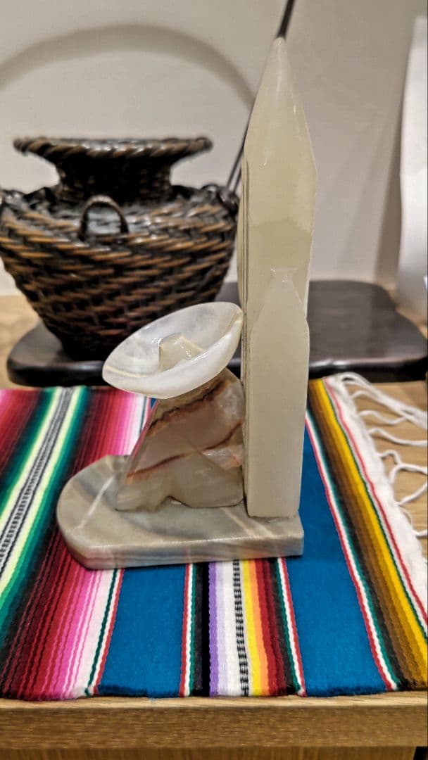 メキシコの置物　石　オブジェ