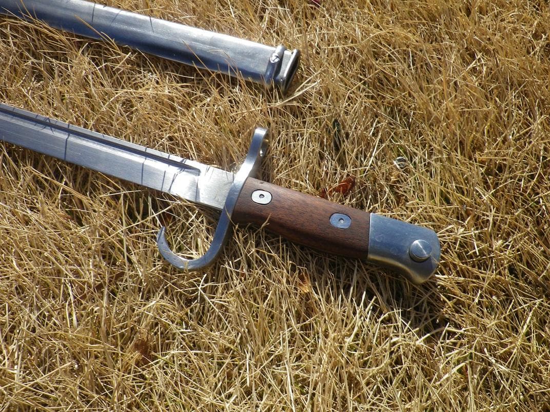 三十年式銃剣　レプリカ　複製品　チタン製