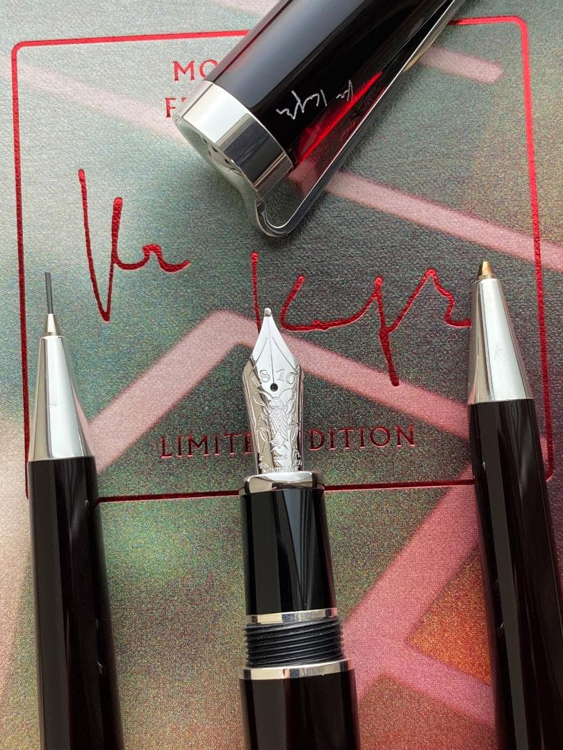 超美品　3本セット モンブラン 作家シリーズ　フランツ・カフカ　925シルバー