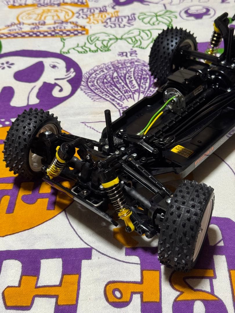 カスタムベース等に！タミヤTT-02Bシャーシ モーター付・若干OP装着車