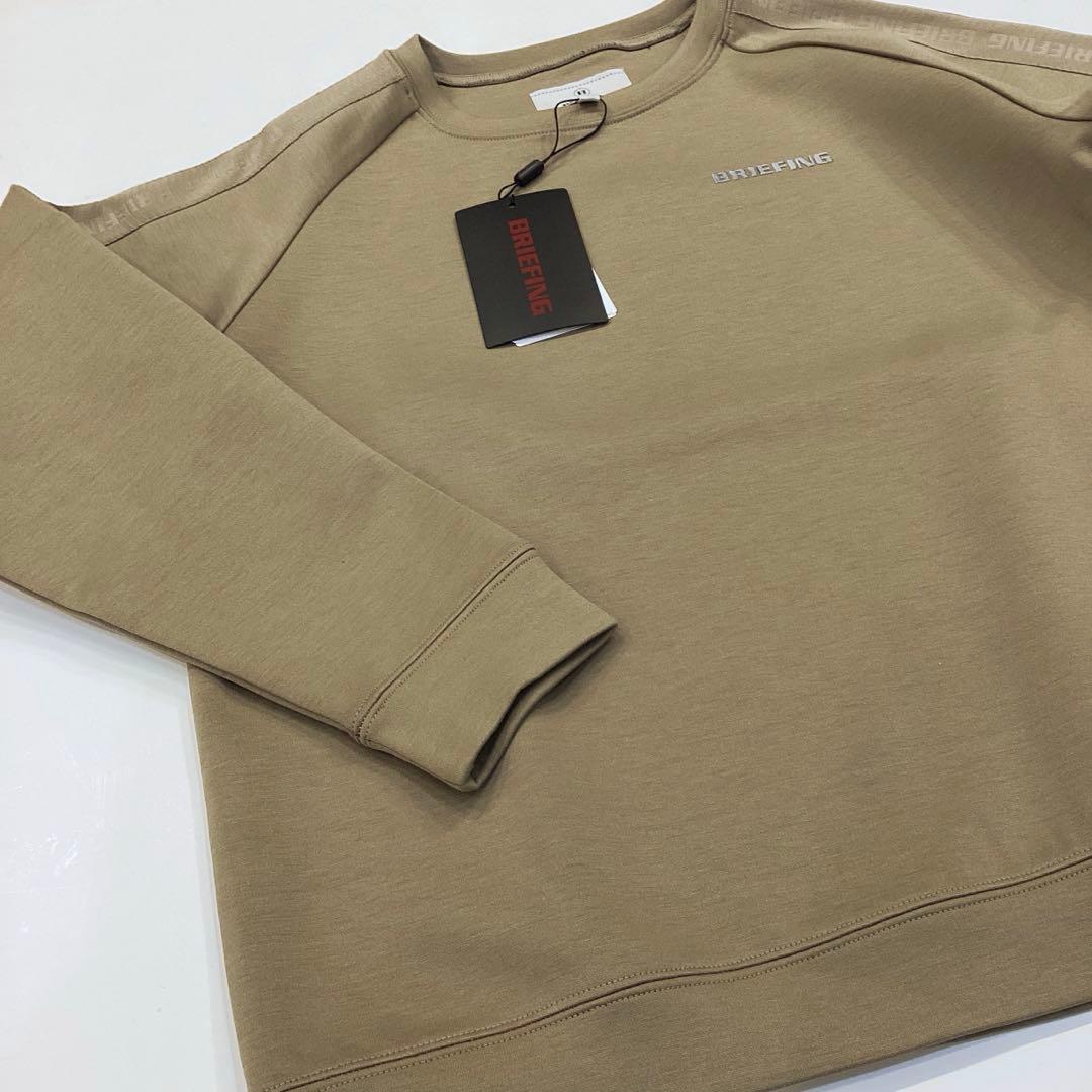 BRIEFING 新品　WS WARM LOGO LINE CREWNECK S