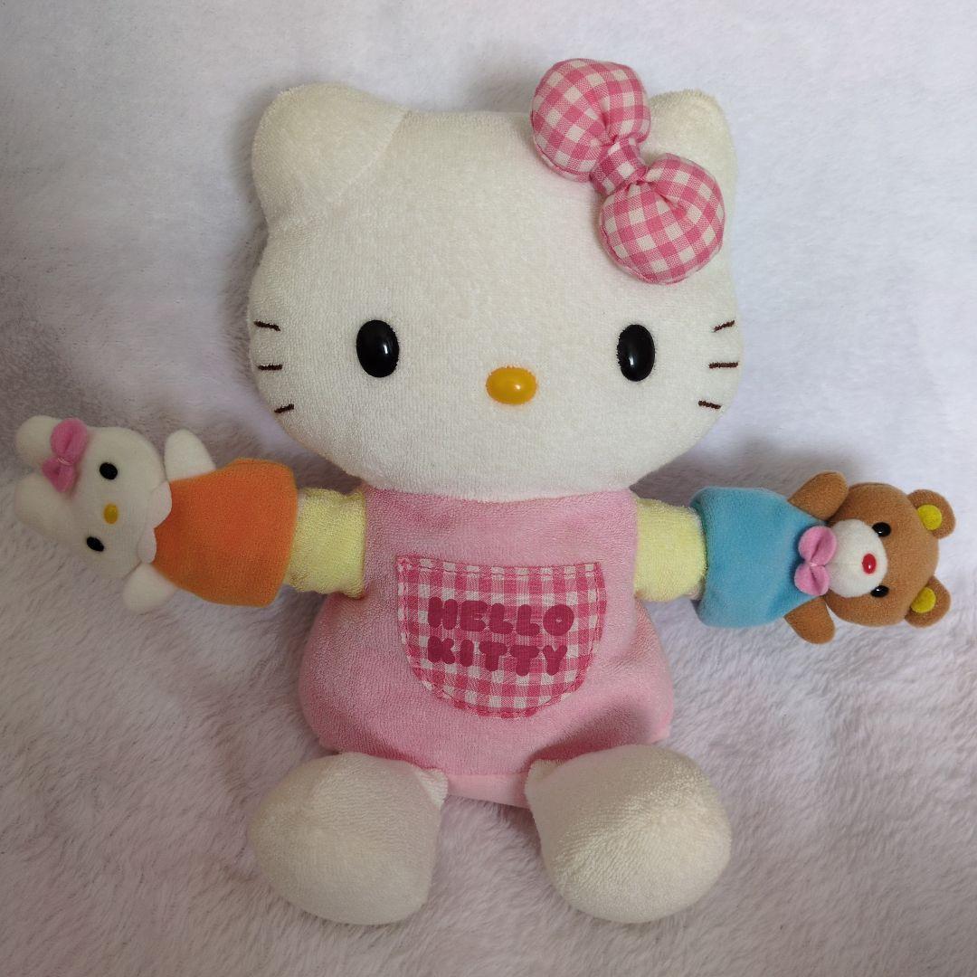 【希少レトロ】マイメロディ ハローキティ ・ハンドパペット　レア　Sanrio