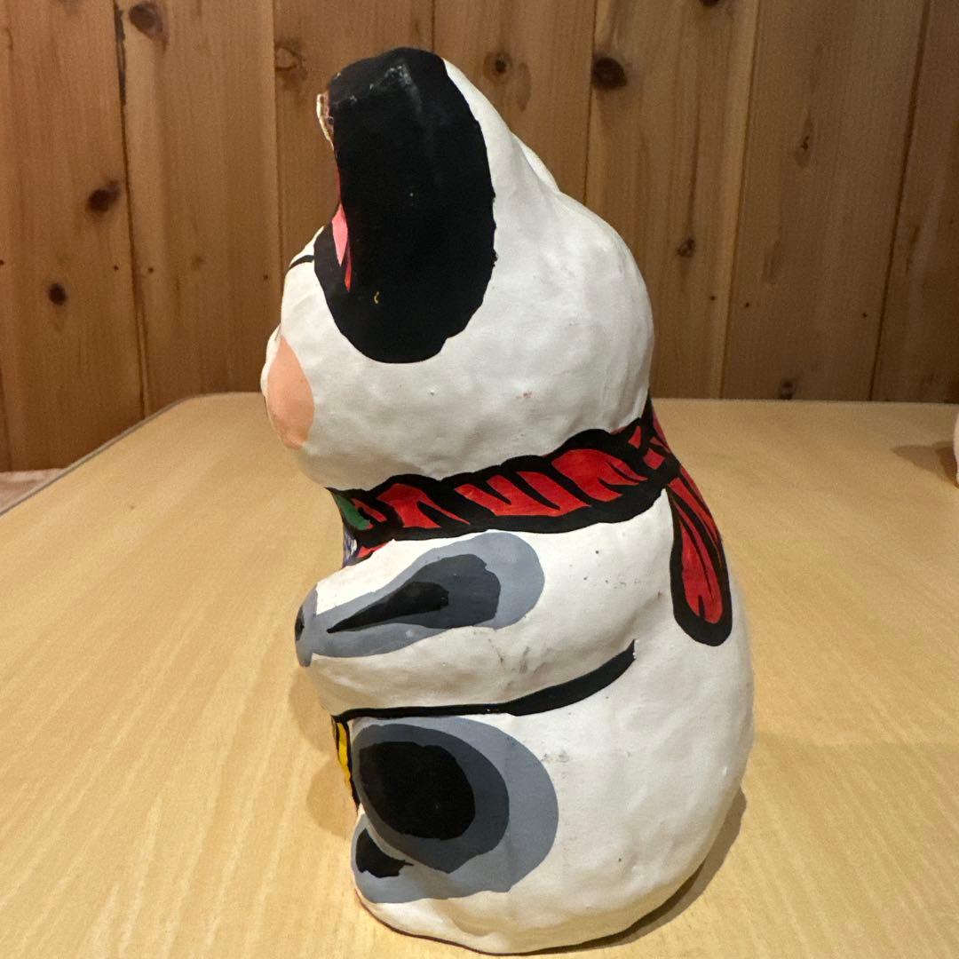 招き猫　春日部張子　五十嵐健二作