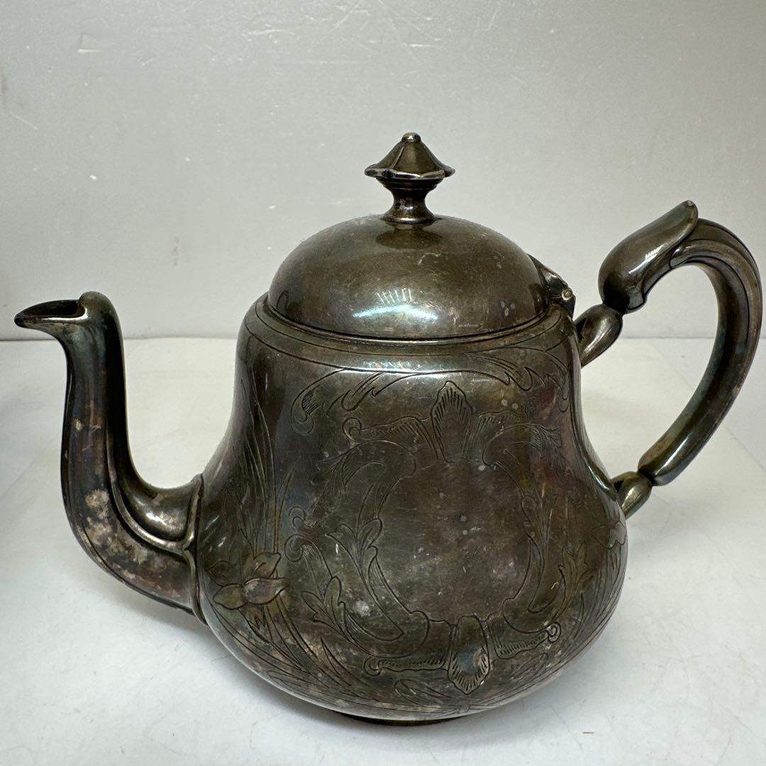 クリストフル　彫金天秤ホールマーク　ポット2点　1558g 東さ7-0414⑤