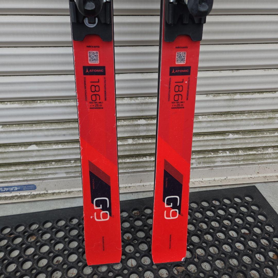 Atomic G9 スキー板　GS レーシング　186cm　r26
