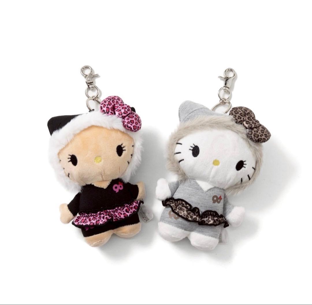 9090 girl キティコラボ キーホルダー
