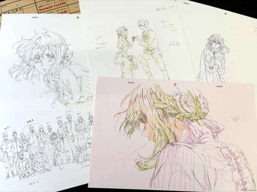 ヴァイオレット エヴァーガーデン 複製原画 アクリルプレート 京アニのセカイ展