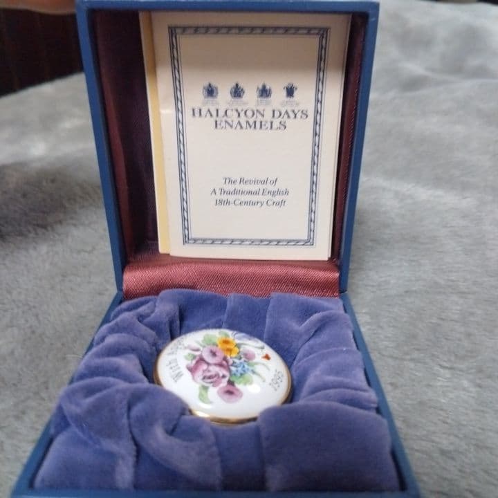 福美品【ハルシオン・デイズ・エナメル】英国 ●取説(日・英)両方有● 平和堂貿易