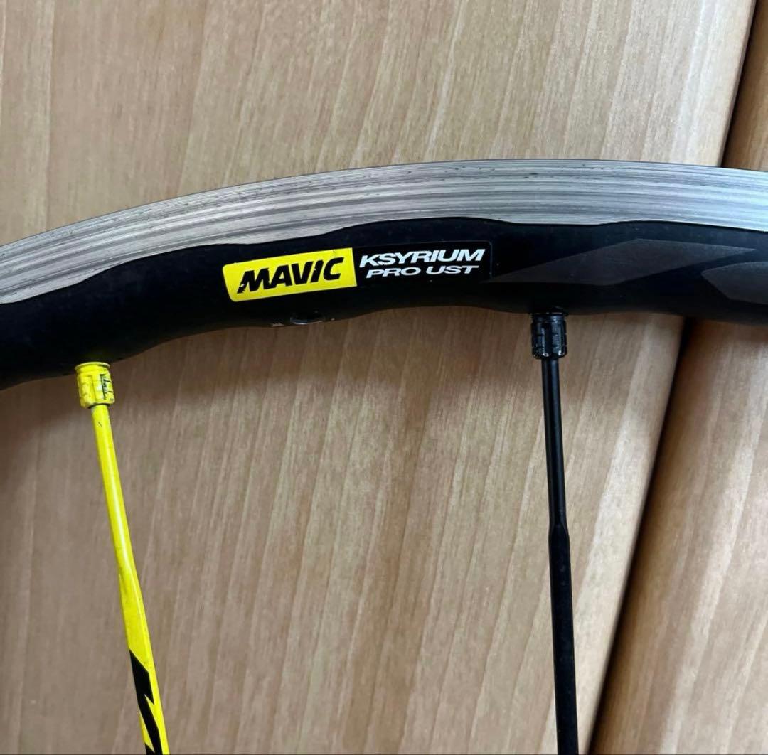 MAVIC Ksyrium Pro UST アルミクリンチャー