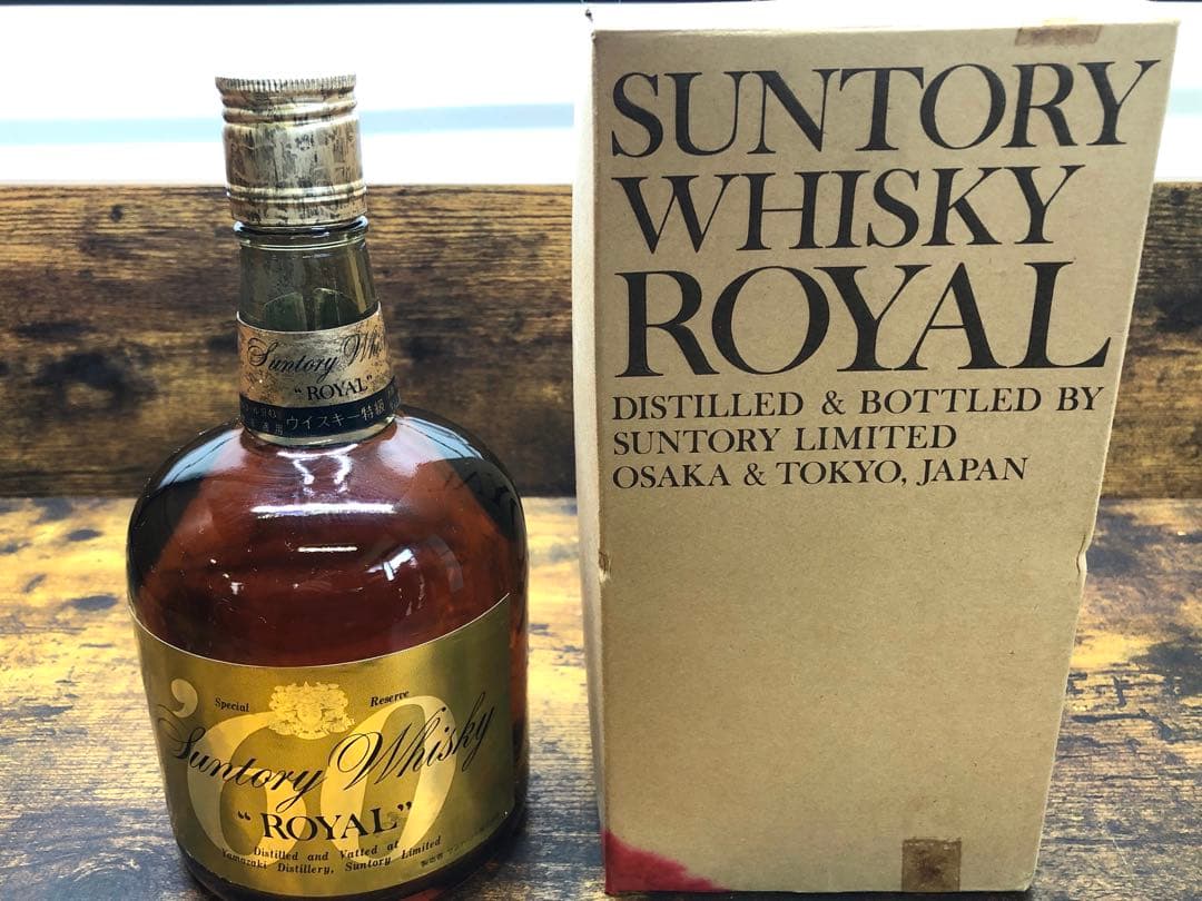 未開栓　サントリーローヤル 60 ウイスキー特級　丸瓶 760ml 堂島浜通