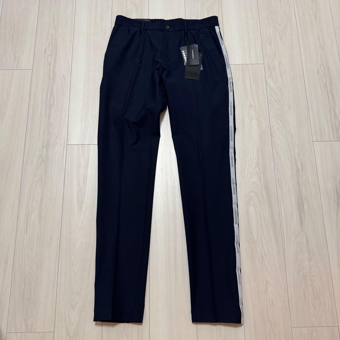 新品 定価37,400円 ストレッチ&撥水加工 ジェイリンドバーグ パンツ 紺