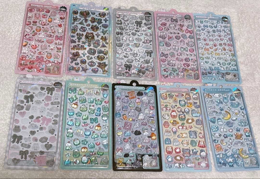 正規品　ボンボンドロップシール　うるちゅるシール　28点セット　まとめ売り