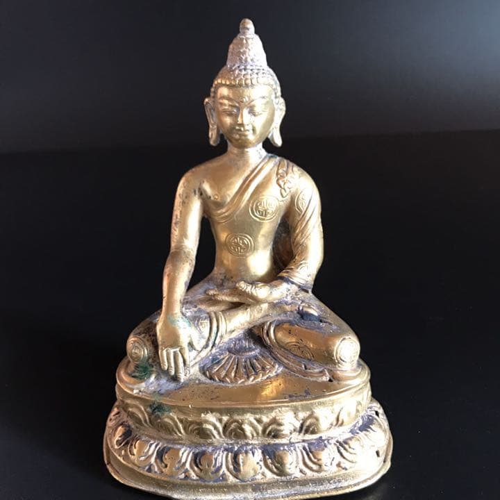 時代物 仏教美術 古銅 仏像 置物