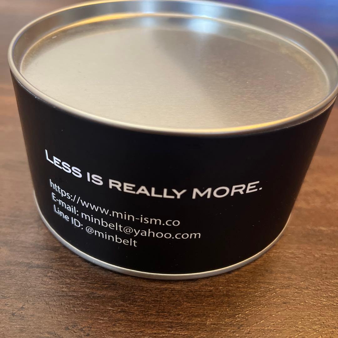 NEW MIN BELT リバーシブルベルト ブラック×ブラウン